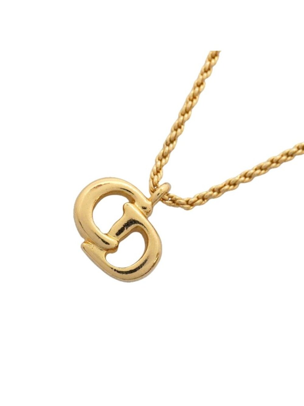 Dior Necklace CD Logo Gold Plated